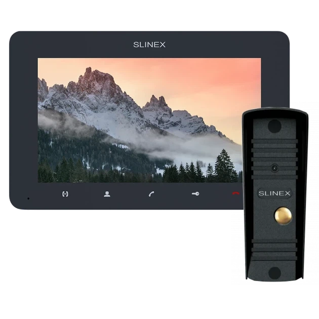 Комплект Slinex SM-07MHD Graphite + панель ML-16HD Black - Фото 1 Комплект Slinex SM-07MHD Graphite + панель ML-16HD Black - изображение 1