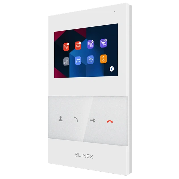 Комплект видеодомофона Slinex SQ-04 White + ML-16HR Black - изображение 2