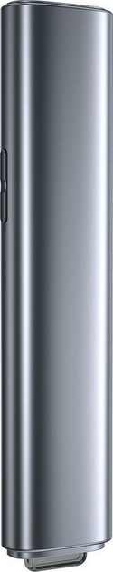 Презентер Baseus Orange Dot WKCD000013 wireless remote control with laser pointer for presentations Grey (6953156209404) - зображення 3