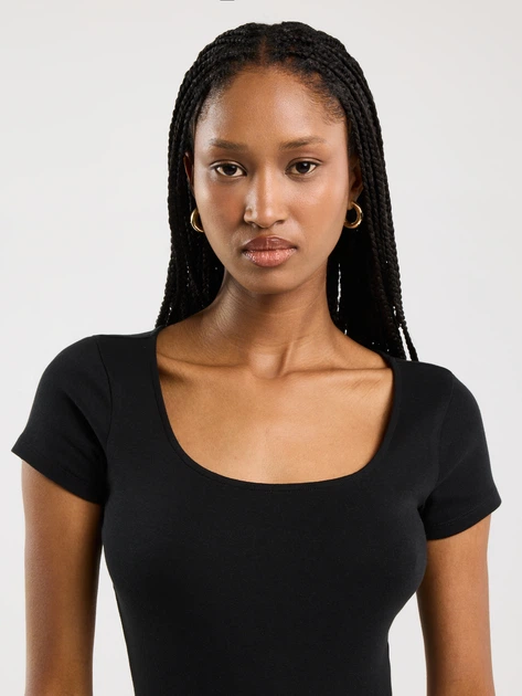 Koszulka damska bawełniana Big Star Missa 906 XL Czarna (5900714861964) - obraz 4