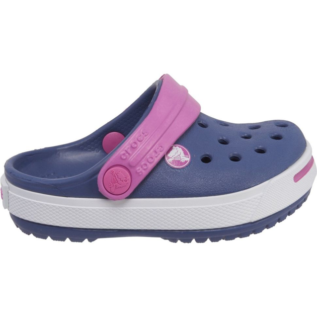 Дитячі крокси для дівчинки Crocs Crocband II Clogs Bijou Blue/Wild Orchid - зображення 8