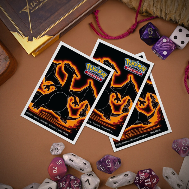 Обкладинки для колекційних карток Ultra Pro: Pokémon - Apex Deck Protector Sleeves - Neon Kanto - Charizard (0074427166564) - зображення 5