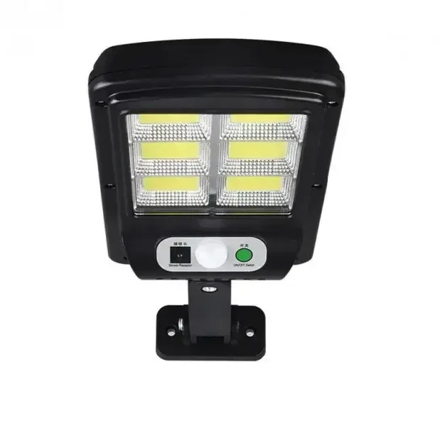 Вуличний ліхтар на стовп Solar Light 6COB із пультом на сонячних батареях чорний - зображення 8