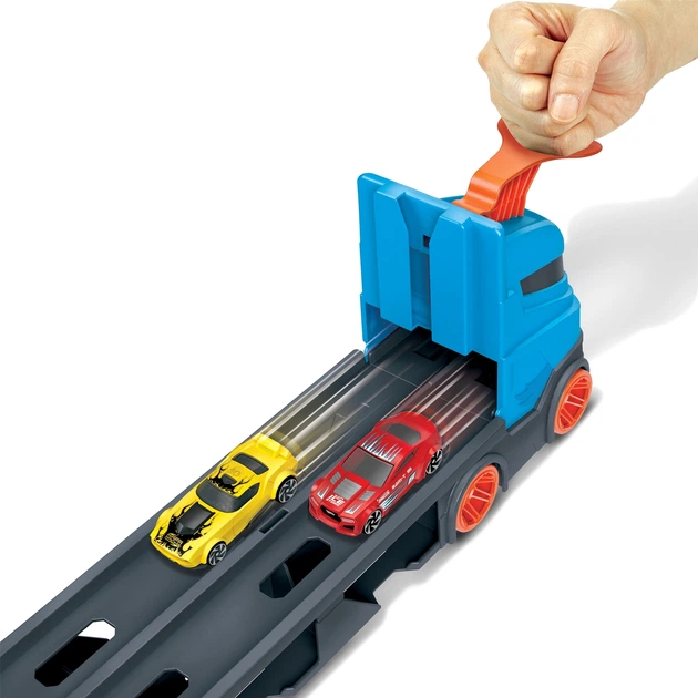 Грузовик-транспортер супергонки Hot Wheels GVG37 - изображение 7