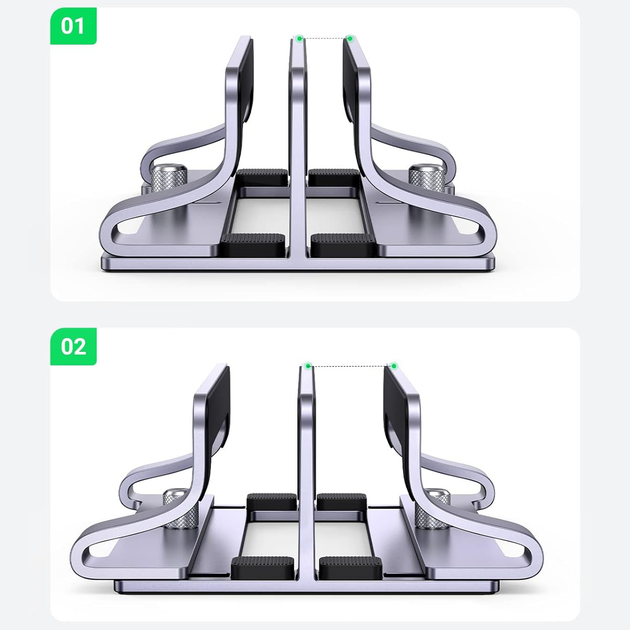 Підставка для ноутбука Ugreen LP258 Aluminum Silver (6957303866434) - зображення 3