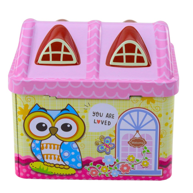 Скарбничка LEAN Toys Ключі від замка «Совиний будинок» металова рожева 22086 (5905991044420) - зображення 3