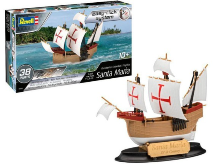 Модель до складання Revell Cobi Вітрильник Santa Maria 38 деталей (4009803056609) - зображення 1