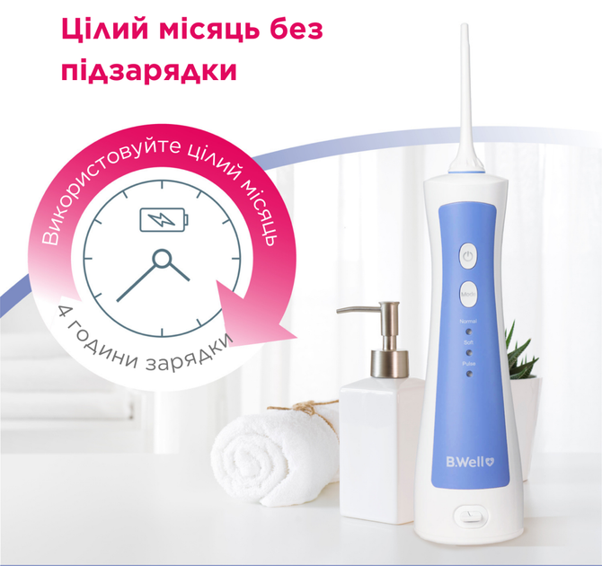 Ирригатор портативный B.Well PRO-911 для полости рта - изображение 4