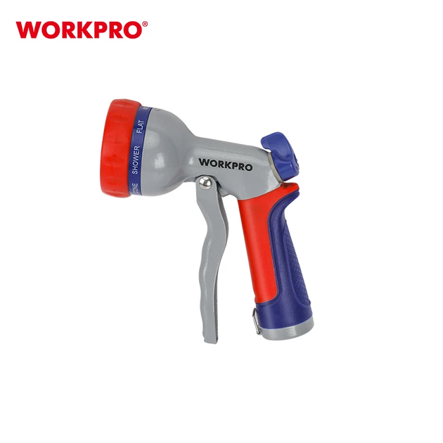 Пистолет-распылитель для полива WORKPRO 3/4" (сопло цинковый сплав, 8 режимов) PRO WP334010 - изображение 3