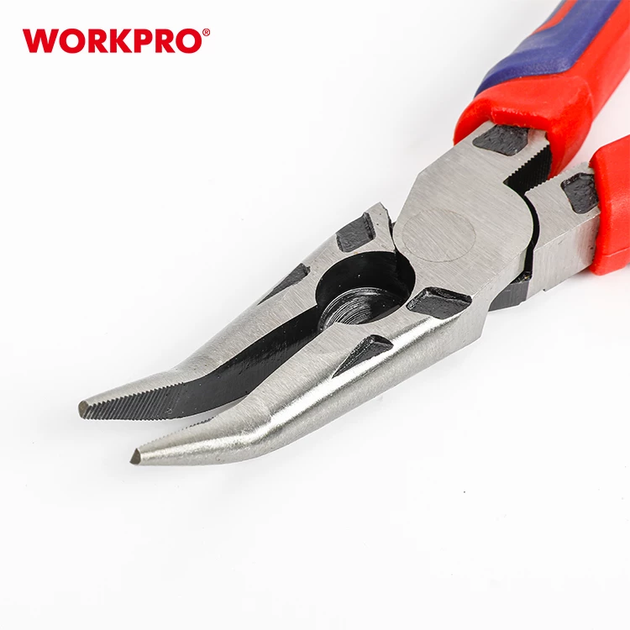Плоскогубцы CR-V изогнутые WORKPRO 160 мм CR-V WP231108 - изображение 4
