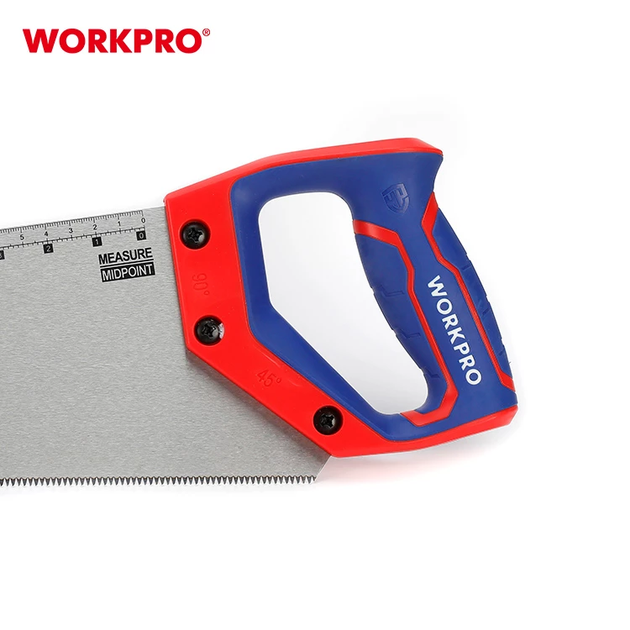 Ножівка по дереву WORKPRO 550 мм 11TPI SK5 PRO WP215012 - Фото 4 Ножівка по дереву WORKPRO 550 мм 11TPI SK5 PRO WP215012 - зображення 4