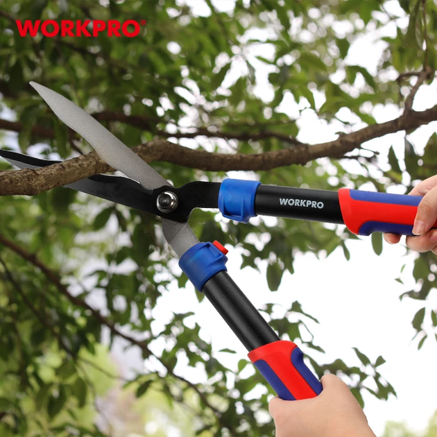 Ножницы для живой изгороди с волнистыми лезвиями WORKPRO 580 мм PRO WP332015 - изображение 6