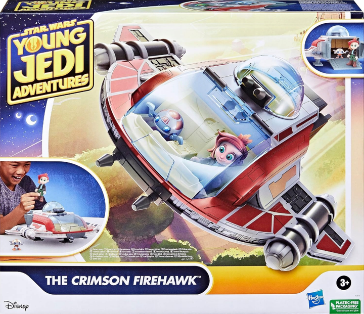 Zestaw do zabawy Hasbro Star Wars Transporter Crimson Firehawk + Figurki droida RJ-83 i Nasha Durango (5010996137753) - obraz 8