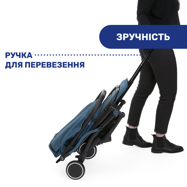 Прогулочная коляска Chicco Trolley Me (Цвет Синий) - изображение 3