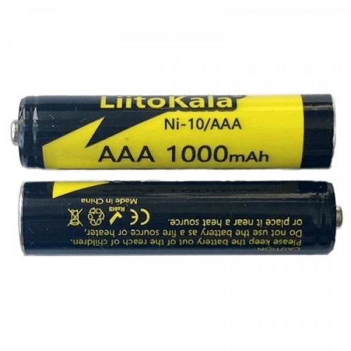 Аккумулятор LiitoKala Ni-10 AAA 1000mAh никель-металлгидридный для электроники мизинчиковый батарейка (VIL-O_33P) - изображение 8