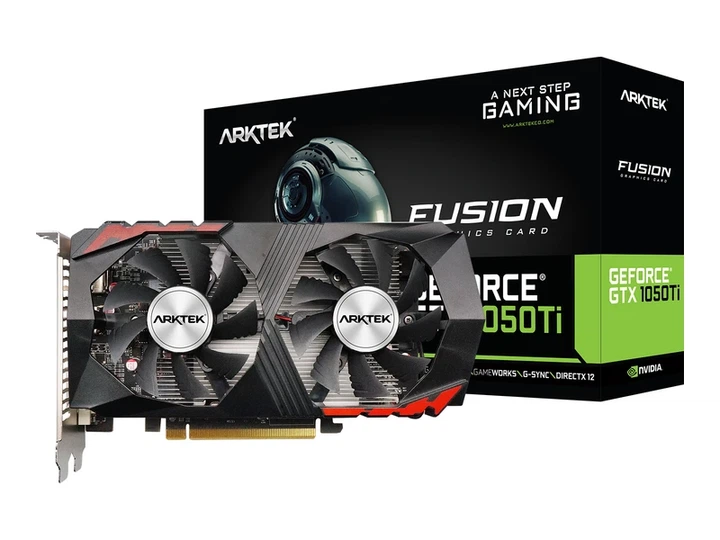 Відеокарта Arktek GeForce GTX 1050 TI Dual Fan 4GB (AKN1050TiD5S4GH1) - Фото 4 Відеокарта Arktek GeForce GTX 1050 TI Dual Fan 4GB (AKN1050TiD5S4GH1) - изображение 4
