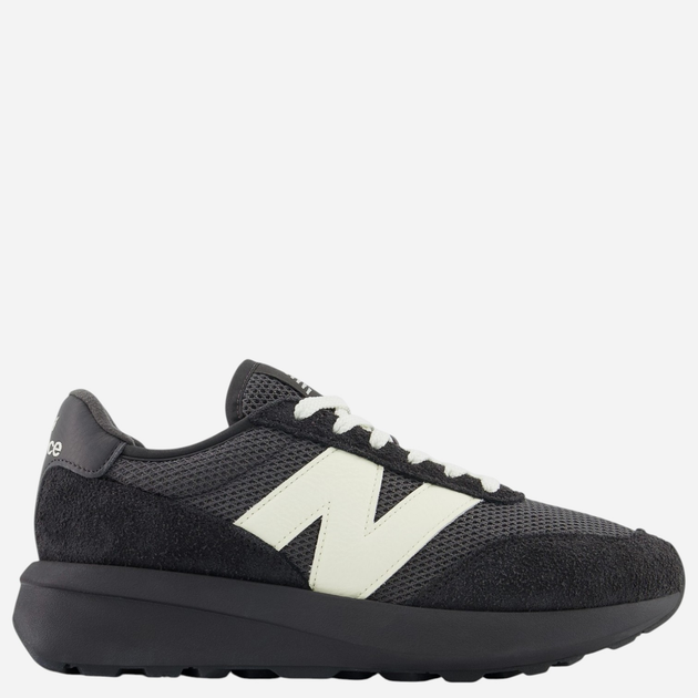 Чоловічі кросівки New Balance 370 U370PB 45 Чорні з білим (197967981173) - зображення 1