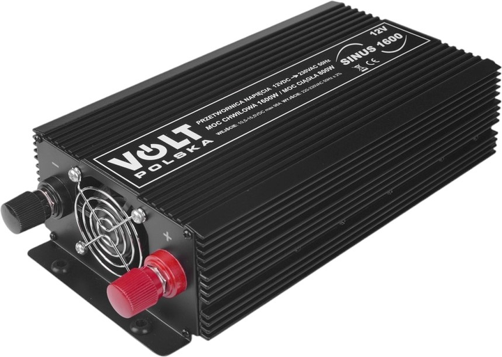 Перетворювач напруги Volt Polska Sinus 1600 12/230V 800/1600W (3SIP160012) - зображення 2