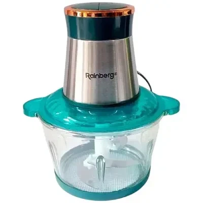 Кухонный измельчитель продуктов, мяса и овощей 1300Вт Rainberg RB-2201 с чашей 2л - Фото 1 Кухонный измельчитель продуктов, мяса и овощей 1300Вт Rainberg RB-2201 с чашей 2л - изображение 1