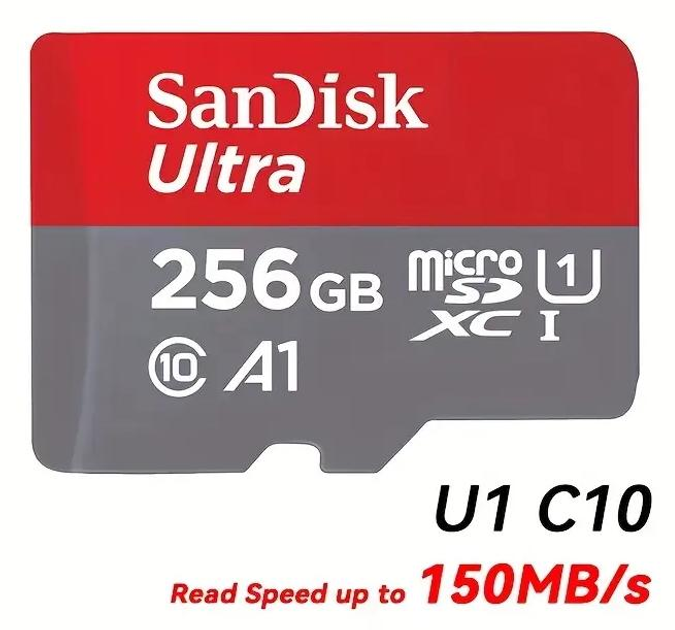 Карта памяти SanDisk microSDXC Ultra 256GB Class 10 UHS-I A1 - изображение 1