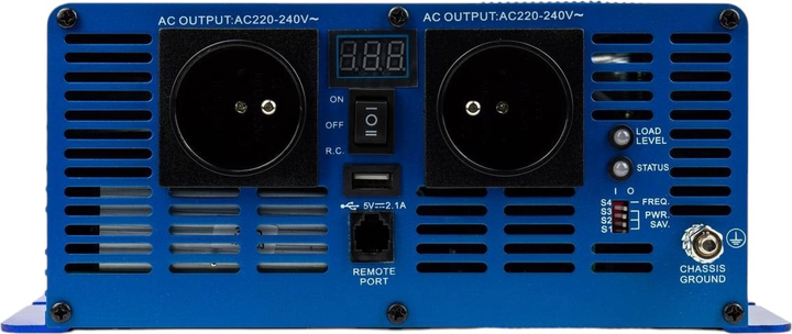Перетворювач напруги Volt Polska Sinus Eco 5000 12/230V 2500/5000W (3SIPS50001) - зображення 3
