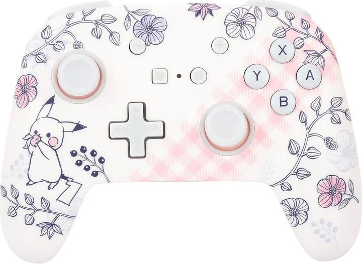 Kontroler PowerA Enhanced Wireless Nintendo Switch Pikachu Garden (0617885085512) - obraz 1
