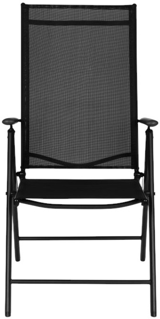 Zestaw krzeseł ogrodowych ModernHome by Multistore WR1652-2 Czarny - obraz 3