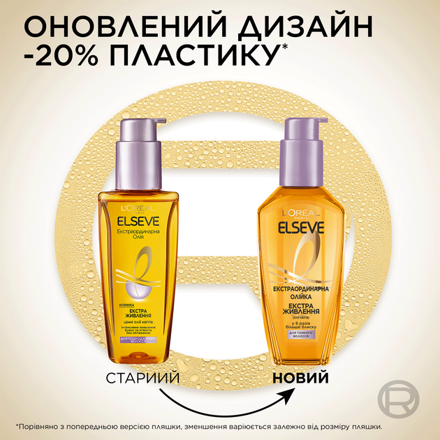 Екстраординарна олійка L'Oreal Paris Elseve Екстра живлення для