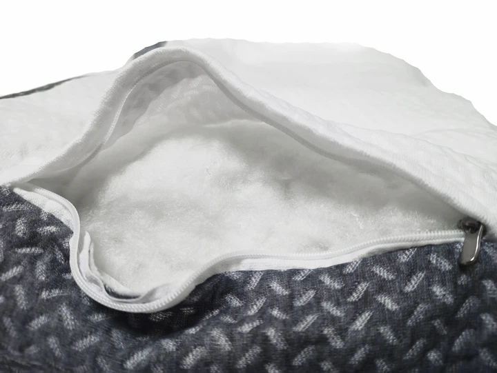 Ортопедическая подушка pillow 03 8h белая серая размер 700x400 мм подушка для сна с эффектом памяти - изображение 9