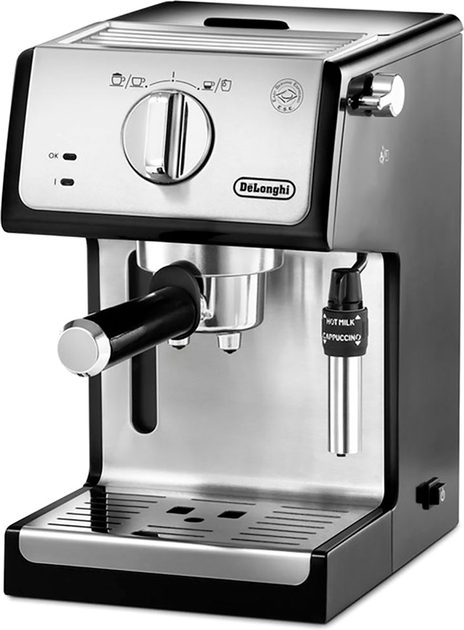 Кавоварка рожкова Delonghi ECP35.31.BK Silver - зображення 2