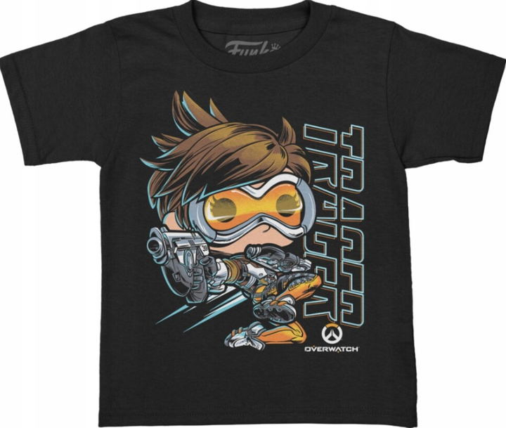 Zestaw prezentowy Funko Pop! & Tee Overwatch Tracer Figurka 4 cm + Koszulka Rozmiar L (889698634656) - obraz 3