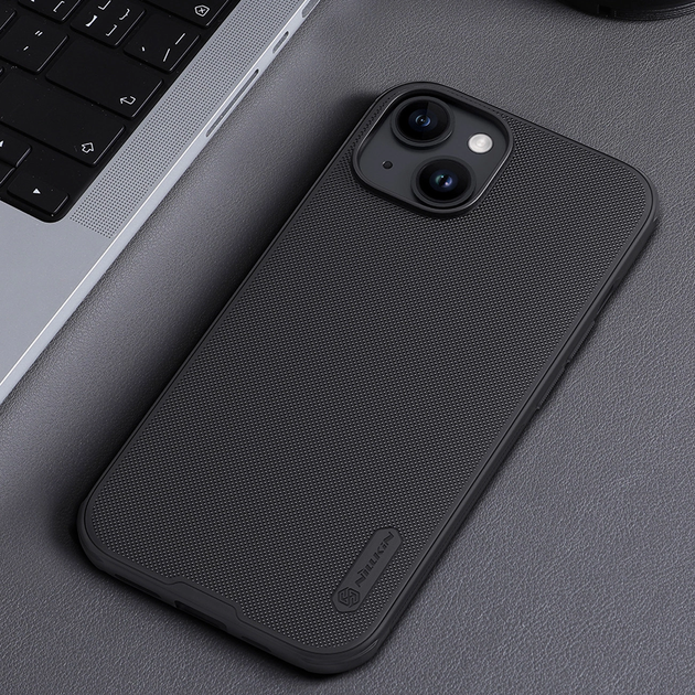 Etui plecki Nillkin Super Frosted Shield Pro Magnetic Case do Apple iPhone 15 Black (6902048265691) - obraz 8