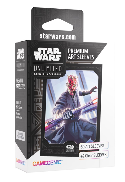 Обкладинки для колекційних карток Gamegenic: Star Wars Unlimited Card Game - Premium Art Sleeves - Darth Maul (4251715418512) - зображення 1