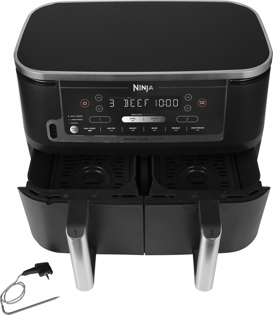 Мультипіч Ninja Foodi Dual Zone Max Smart Cook AF451EU - зображення 3