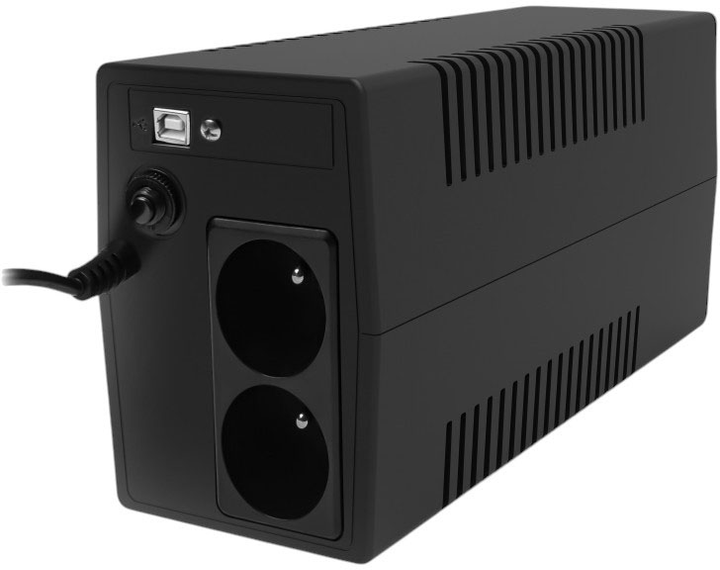 UPS Volt Polska MicroUPS 650VA/360W 7Ah (5903111886820) - obraz 4