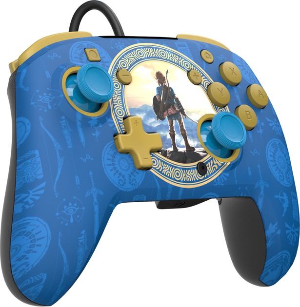 Kontroler PDP Nintendo Switch Rematch Zelda Hyrule Blue (0708056070830) - obraz 2