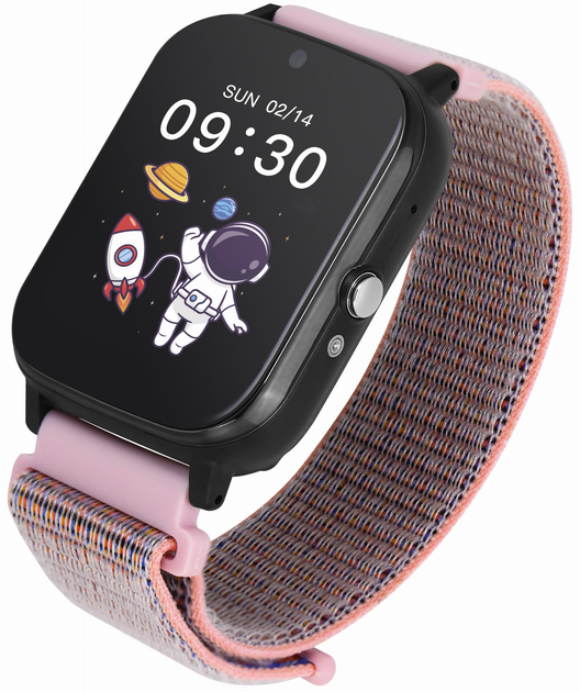 Smartwatch dla dzieci Garett Kids Tech 4G Pink Velcro (5904238484999) - obraz 2