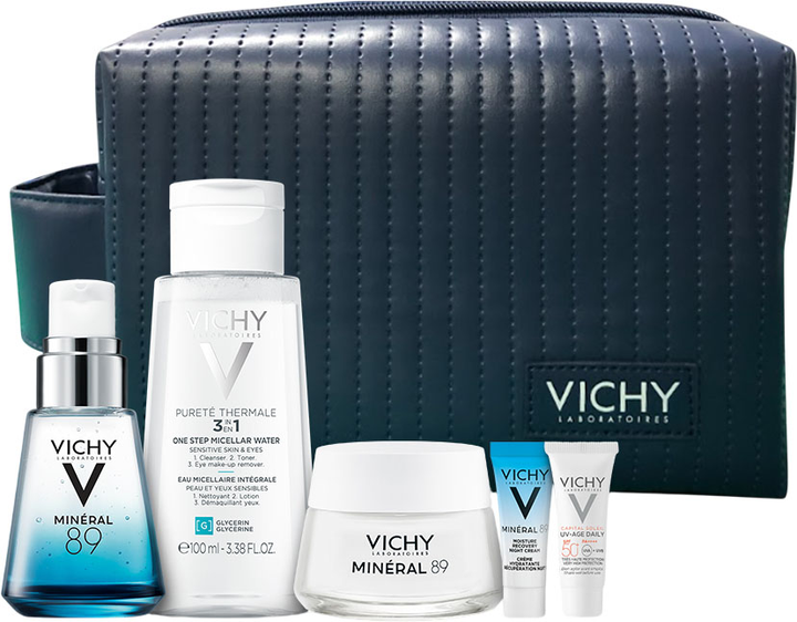 Набір дерматологічних засобів Vichy Mineral 89 для догляду за шкірою обличчя (5905076672791)  - зображення 1