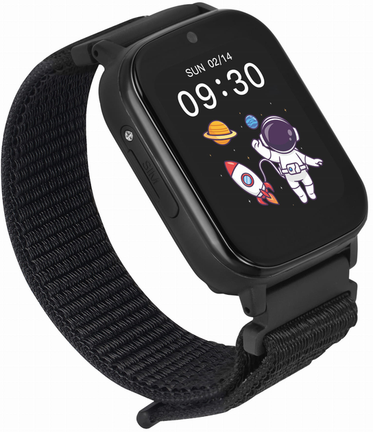 Smartwatch dla dzieci Garett Kids Tech 4G Black Velcro (5904238484982) - obraz 3