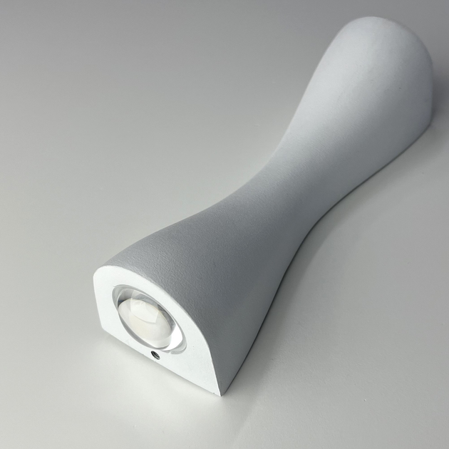 Світильник настінний світлодіодний Luminaria SAVIO 6W 2L 3000K 160x60x50 WHITE 220V IP54 (6951427265098) - зображення 5