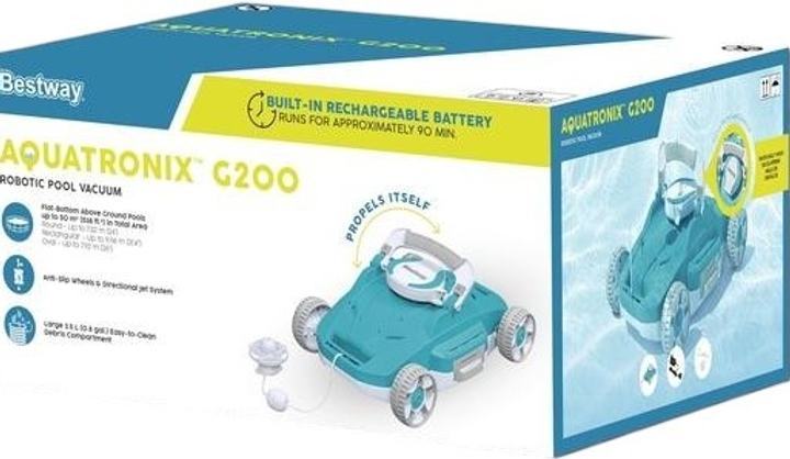 Автоматичний акумуляторний пилосос для басейну Bestway AquaTronix G200 - зображення 3
