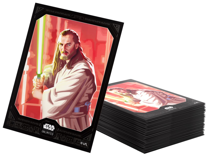Обкладинки для колекційних карток Gamegenic: Star Wars Unlimited Card Game - Premium Art Sleeves - Qui-Gon Jinn (4251715418505) - зображення 4