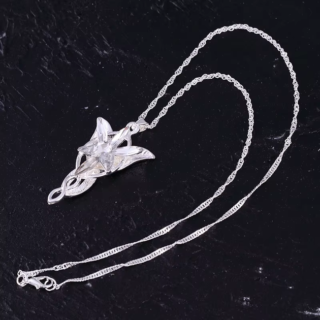 Підвіска ельфійської принцеси Ундоміель «Вечірня Зірка» Arwen Evenstar 50*32 мм - Фото 5 Підвіска ельфійської принцеси Ундоміель «Вечірня Зірка» Arwen Evenstar 50*32 мм - зображення 5