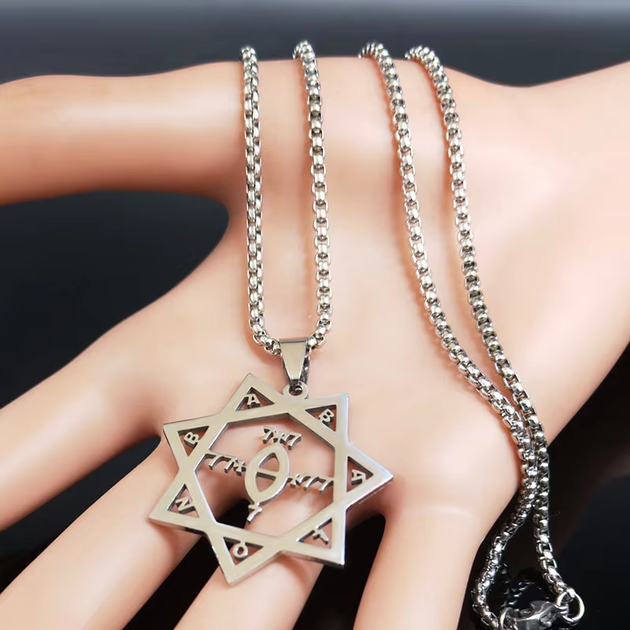 Женская подвеска из нержавеющей стали Печать BABALON «Великая мать» (N7043SR) 35*35 мм Lovely FAJA - Фото 4 Женская подвеска из нержавеющей стали Печать BABALON «Великая мать» (N7043SR) 35*35 мм Lovely FAJA - изображение 4
