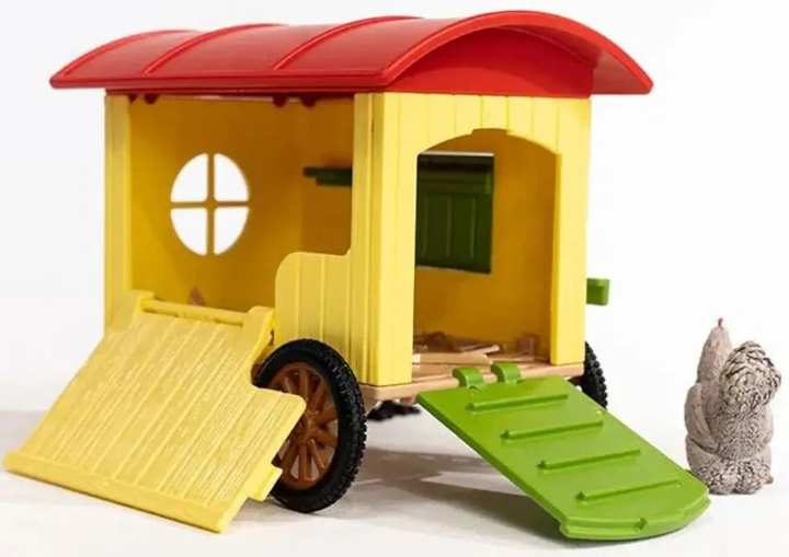 Набір Schleich Світ ферми Курник з куркою, півнем та курчам LH42572 (4069111009988) - зображення 2