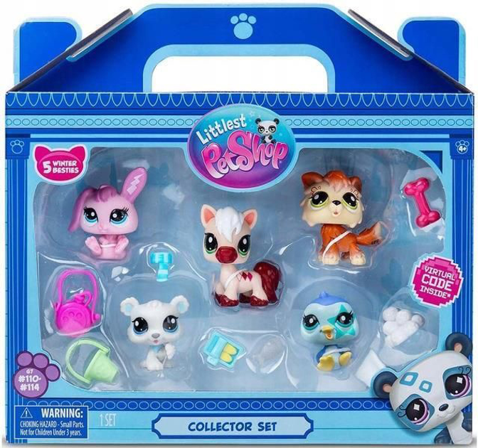 Zestaw figurek Littlest Pet Shop Winter Besties 5 szt LPS00573 (885561005738) - obraz 1