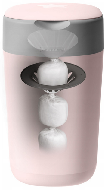 Kosz do utylizacji pieluszek Tommee Tippee Sangenic Twist i Click + 1 wkład Różowy (5010415510020) - obraz 4