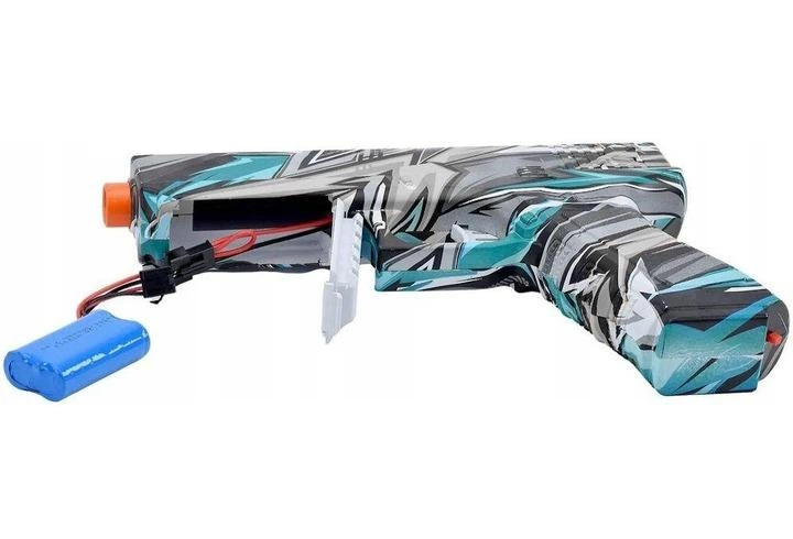 Детский орбизный автомат Water Bomb Gun G-717/G-310, с аккумулятором, гидрогелевые шарики, лазерный прицел, автоматическая подача - изображение 3