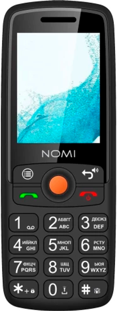 Мобільний телефон Nomi i2440 Black (001012231116) - зображення 1