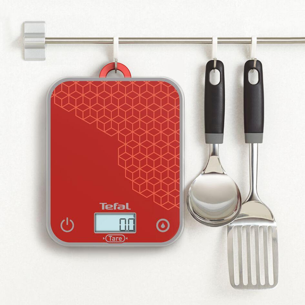 Ваги кухонні Tefal Optiss GRAPHIC RED BC50D7V0 - зображення 7
